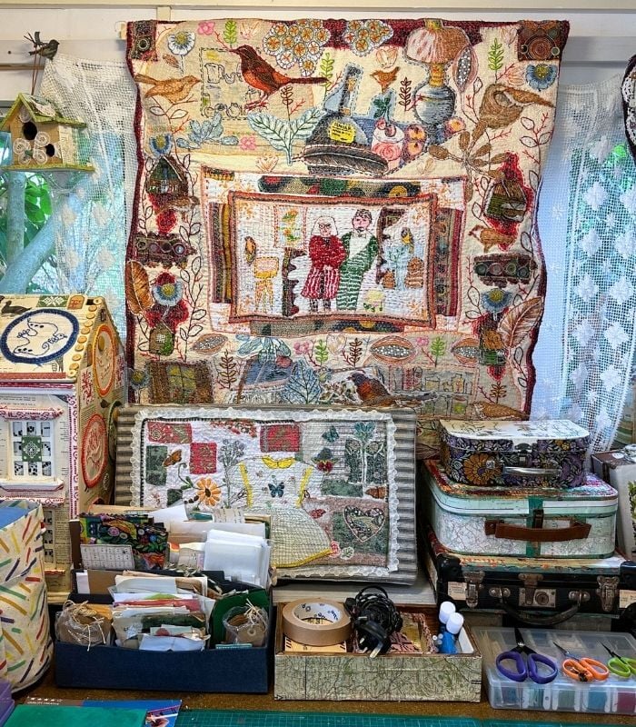 Anne Kelly Artwork studio