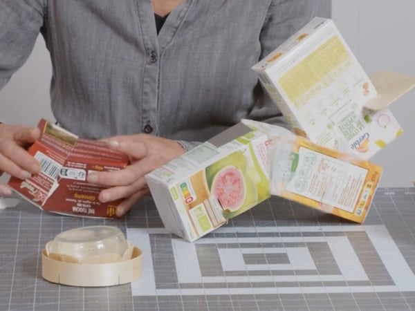Armature of cardboard and tape - Soft Revolution with Tina Marais