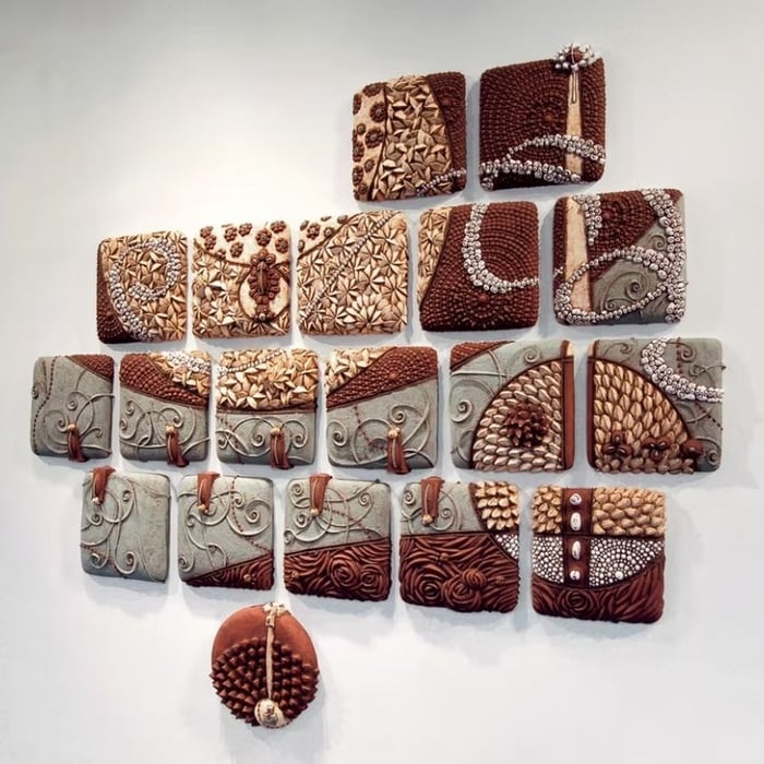 Artwork by Chris Gryder - Plane Happenstance Wall Relief Sculpture measuring  60 x 72 x 2
