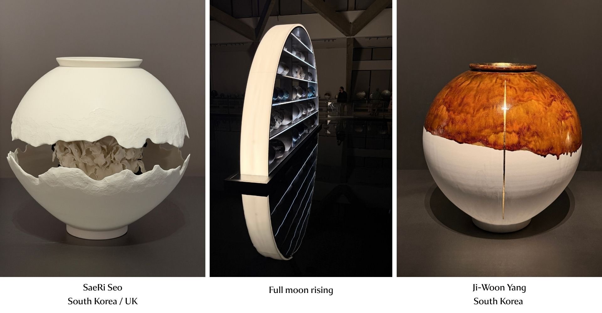 Artwork by SaeRi Seo, Ji-Woon Yang, and Full moon rising - Homo Faber 2026