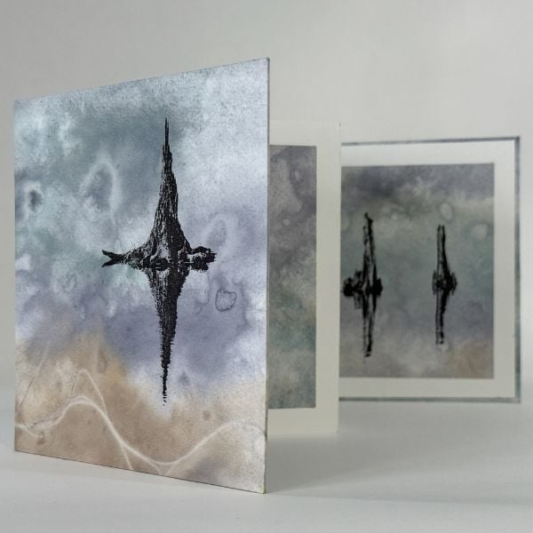 Ghosts - concertina book - by Annegret Fauser - Student Success Story - Focus and Flow