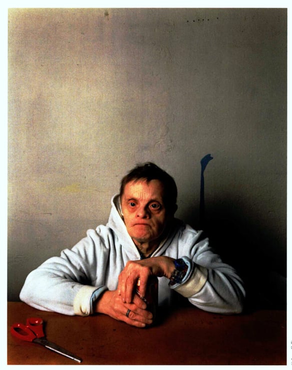 Figure 11 Judith at Her Work Table at Creative Growth Center, 2002, © Anne Collier