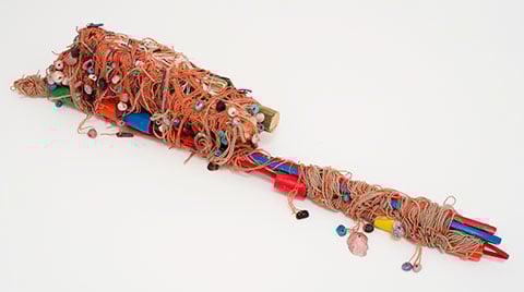 igure 1 Untitled, 1993; Fiber and Found Objects; 44 by 10 by 10 © Creative Growth Art Center; Photo: Benjamin Blackwell