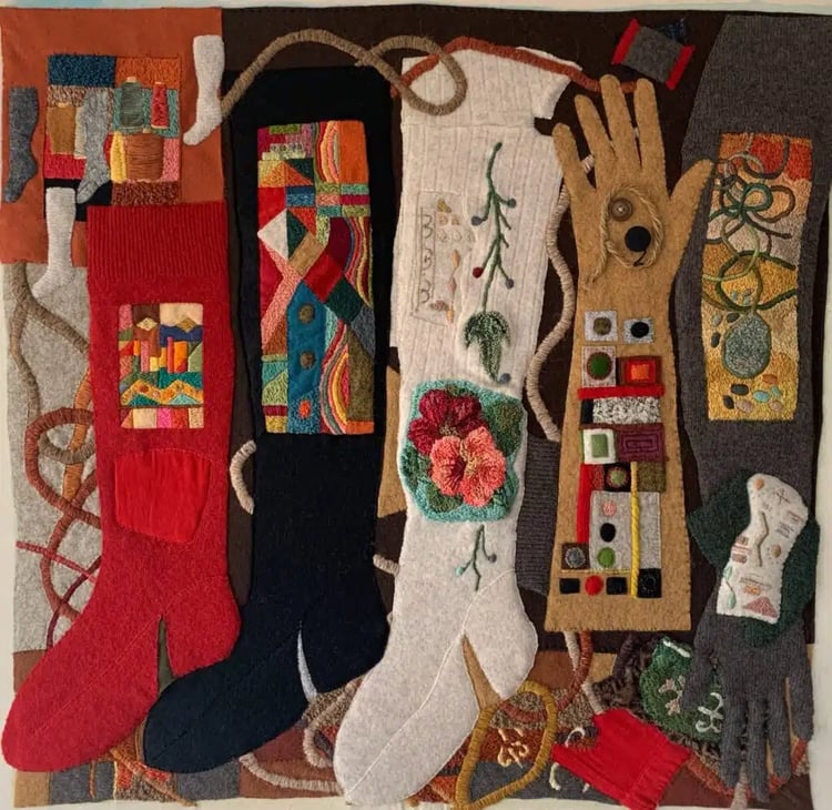 Framework Knitters - Sabine Kaner artwork