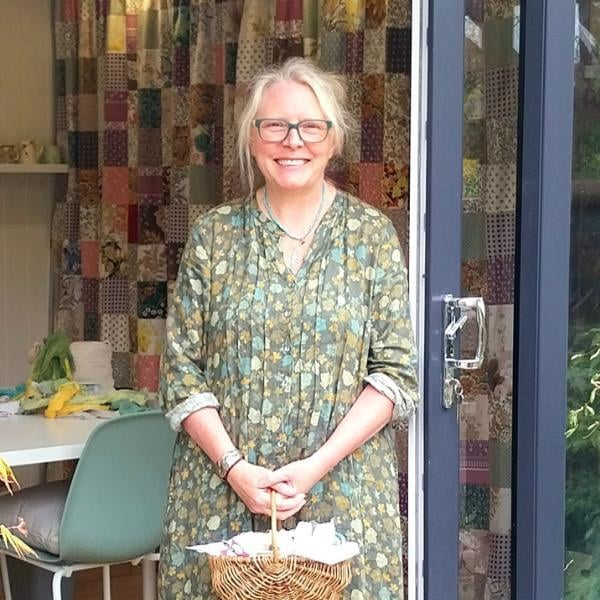 Lou Threapleton in her art studio - Student Success Story
