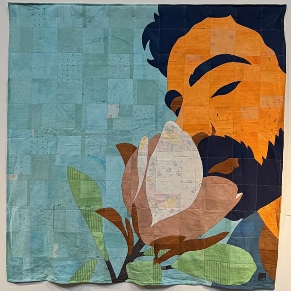 Magnolia by Luke Haynes - quilt artwork