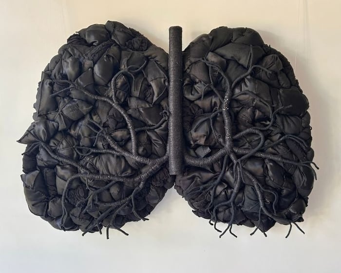 Nicky_Isley_Angel_of_Darkness1 - Beyond Technique exhibit at Knit+Stitch UK