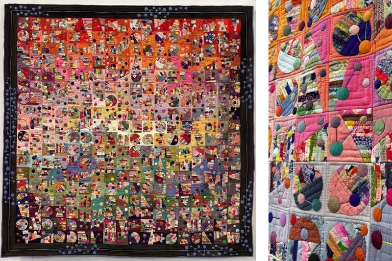 Popping Marbles by Masako Nishimura - Festival of Quilts 2026 (2)