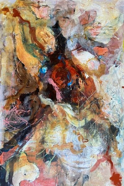 Red Beets and Yellow Peaches by Melissa Shelly