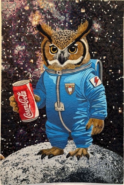 Space Oddity by Esther Tronchoni and Peter Hayward - Festival of Quilts 2026
