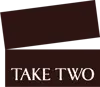 TAKE TWO v1.2 DARK CHOC GRAPHIC LOGO