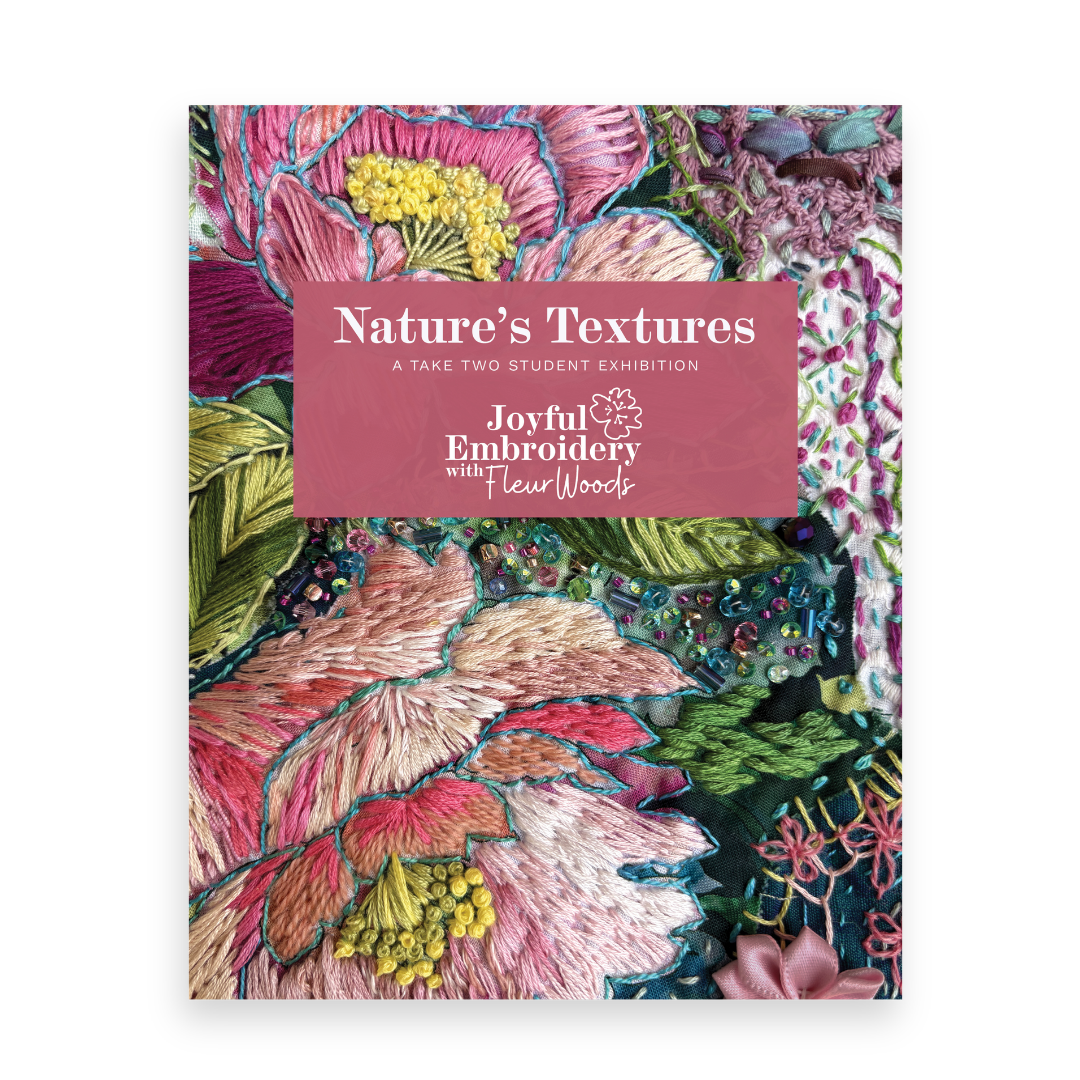 Cover of the Nature's Textures student exhibition book