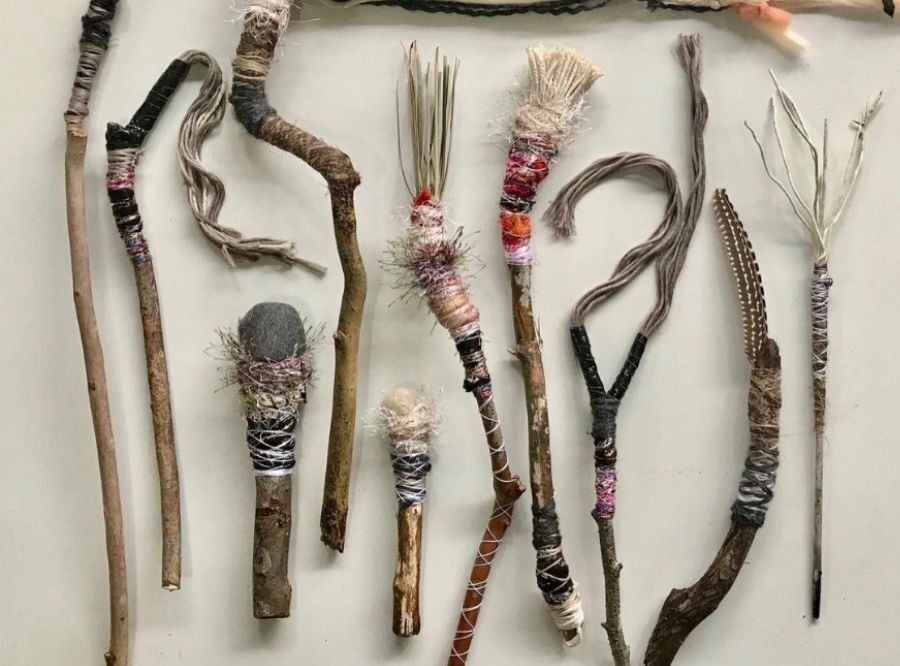 Handmade brushes by Lorna Crane