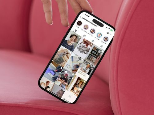 Take Two Instagram displayed on mobile phone