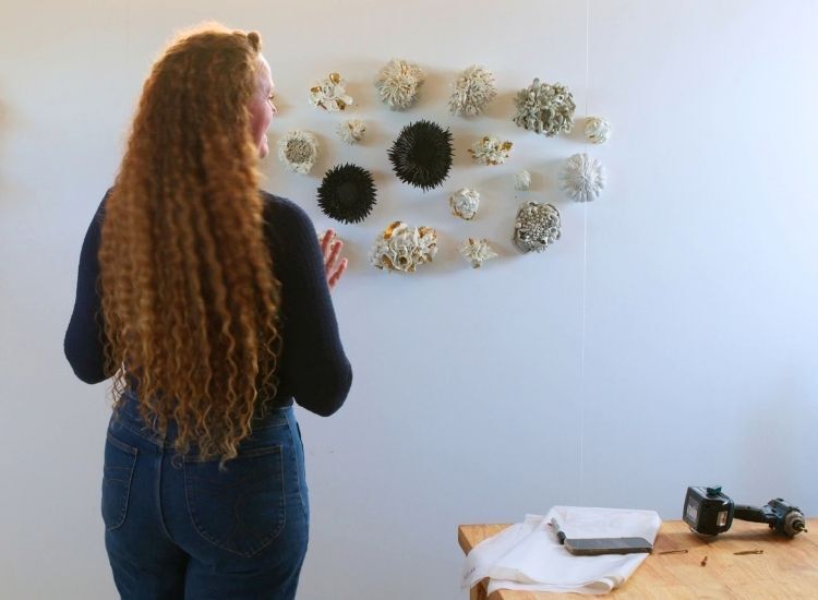 Juz Kitson - ceramics - install works - USP 5