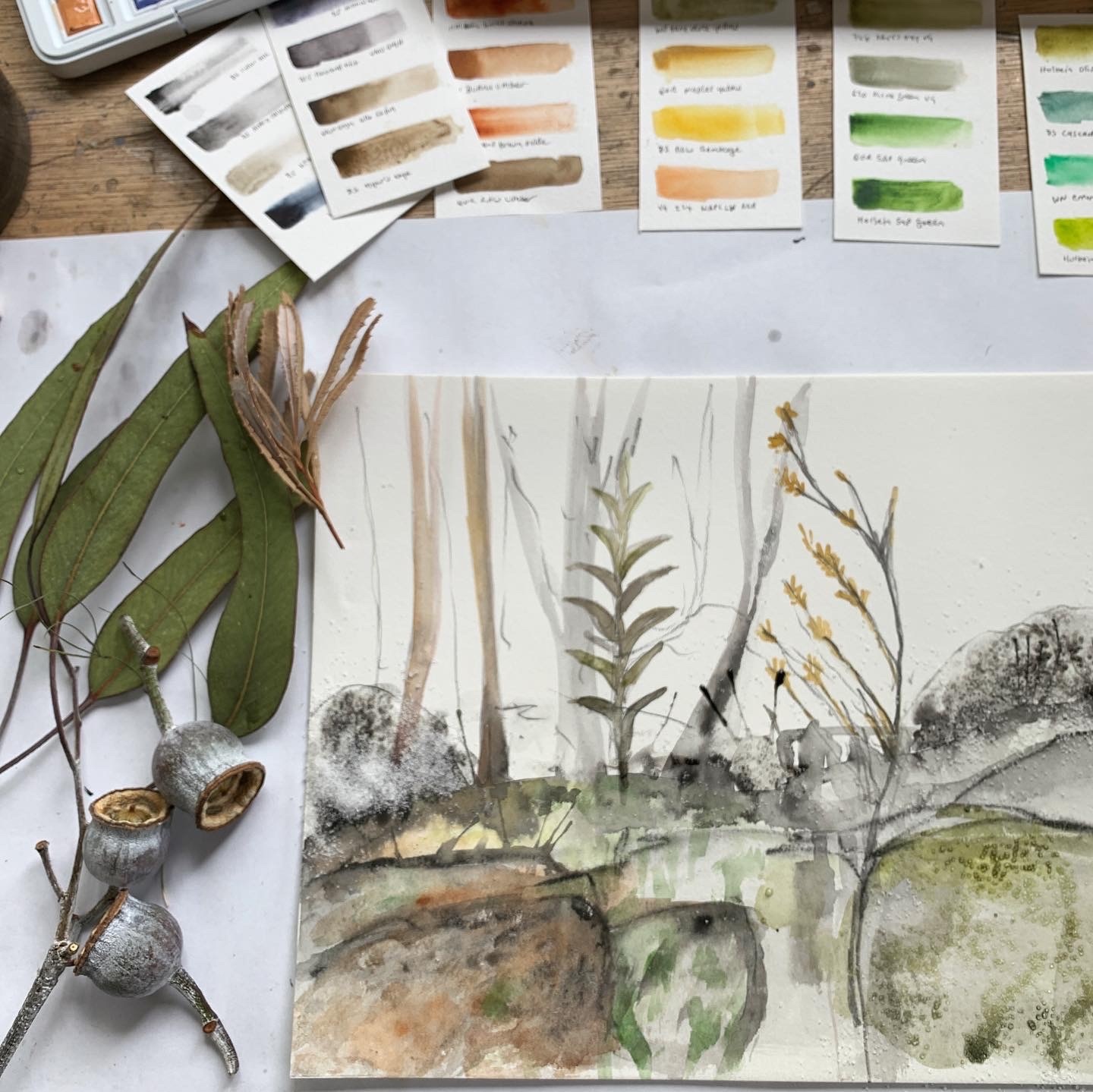 Tara Axford inspired by nature artworks